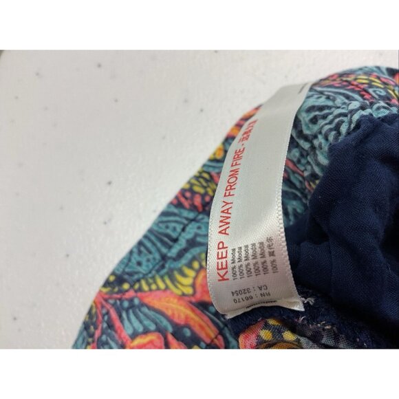 Anthropologie Pajama Pants  Animal Print 2X butterflies multicolor modal pockets - Picture 8 of 10